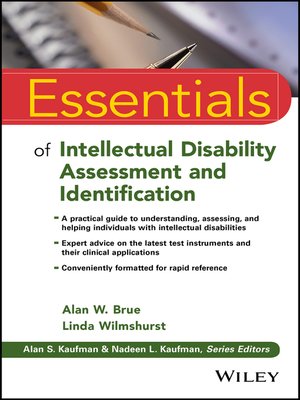 cover image of Essentials of Intellectual Disability Assessment and Identification